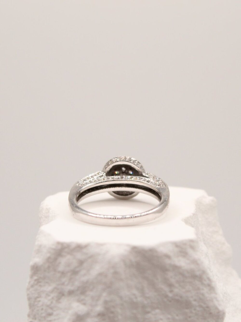 Aurora Halo Diamond Ring - Picture 2 of 3